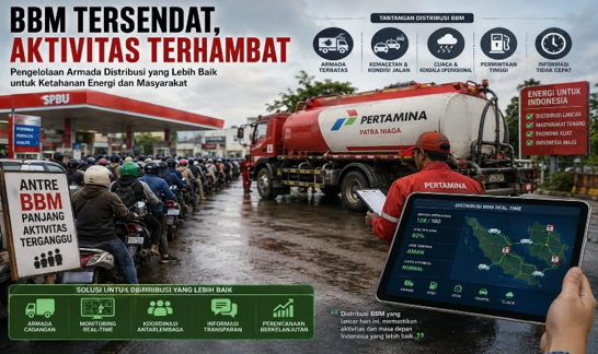 Distribusi ketersediaan BBM